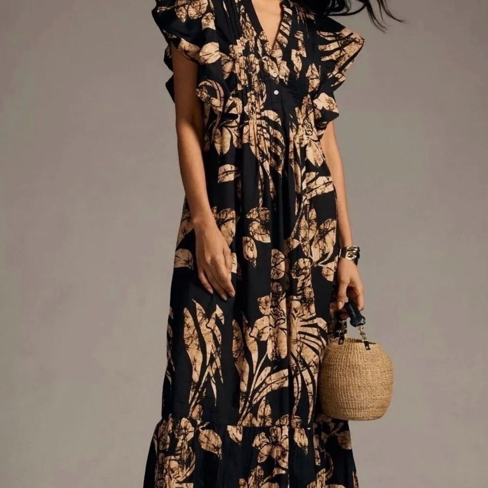 Anthropologie Maeve The Cassandra Maxi Dress XL
Women NEW 39554 $160